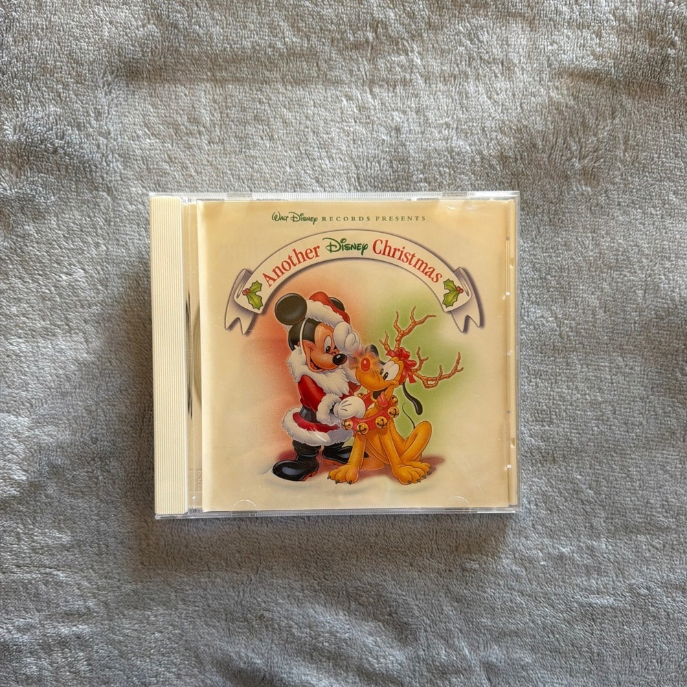 Walt Disney Records Another Disney Christmas CD Mickey Mouse Pluto Holiday I637